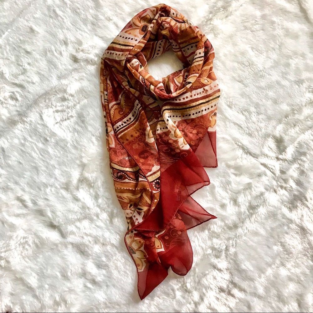 Ostiuelli Silk Rectangle scarf from Italy